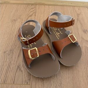 Saltwater Sandals - Brown - Toddler Boy